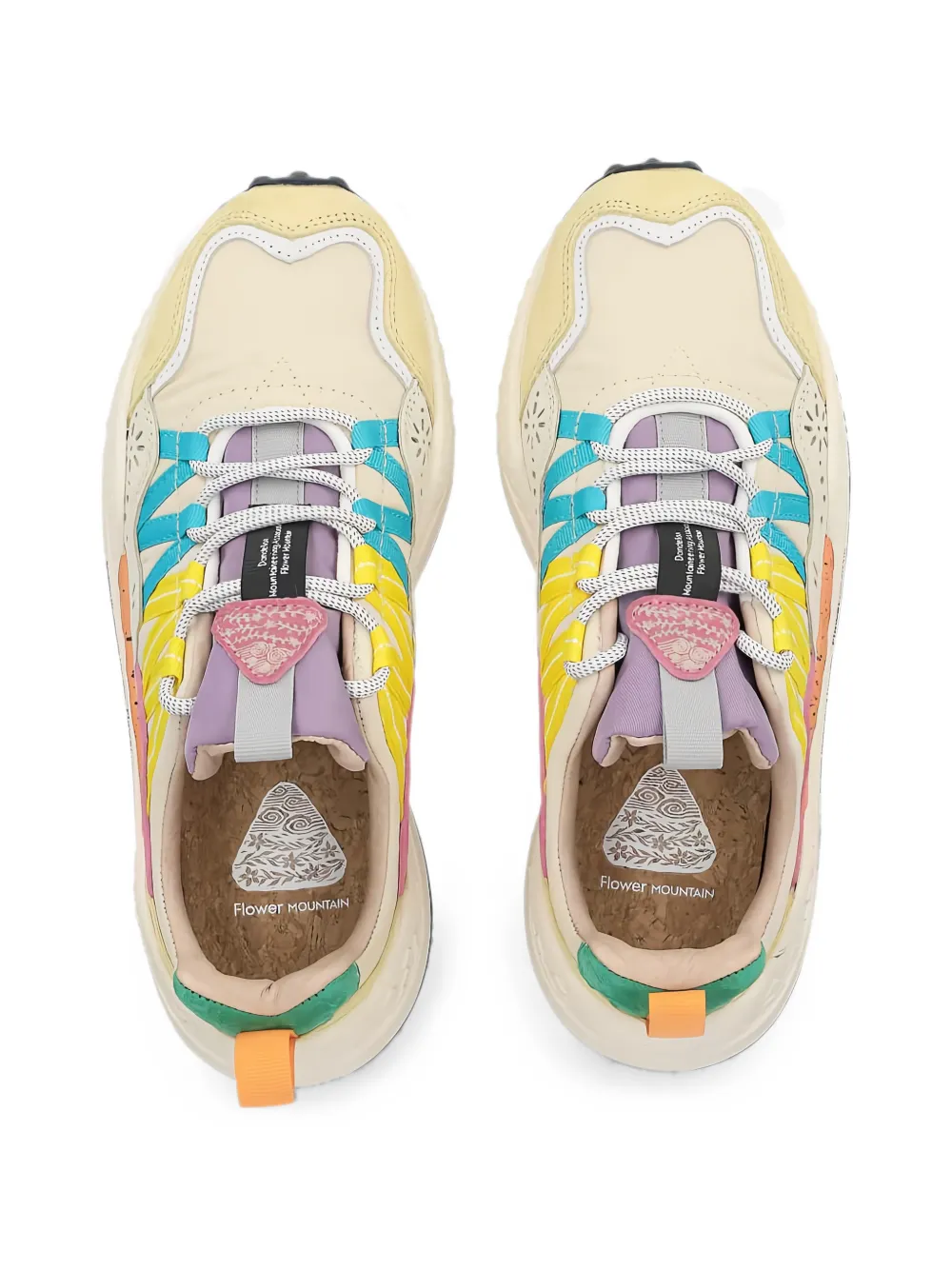 FLOWER MOUNTAIN Washi sneakers Beige