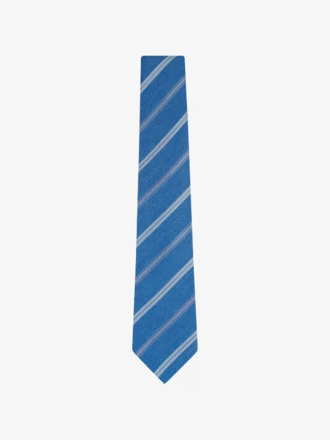 Kiton striped silk tie