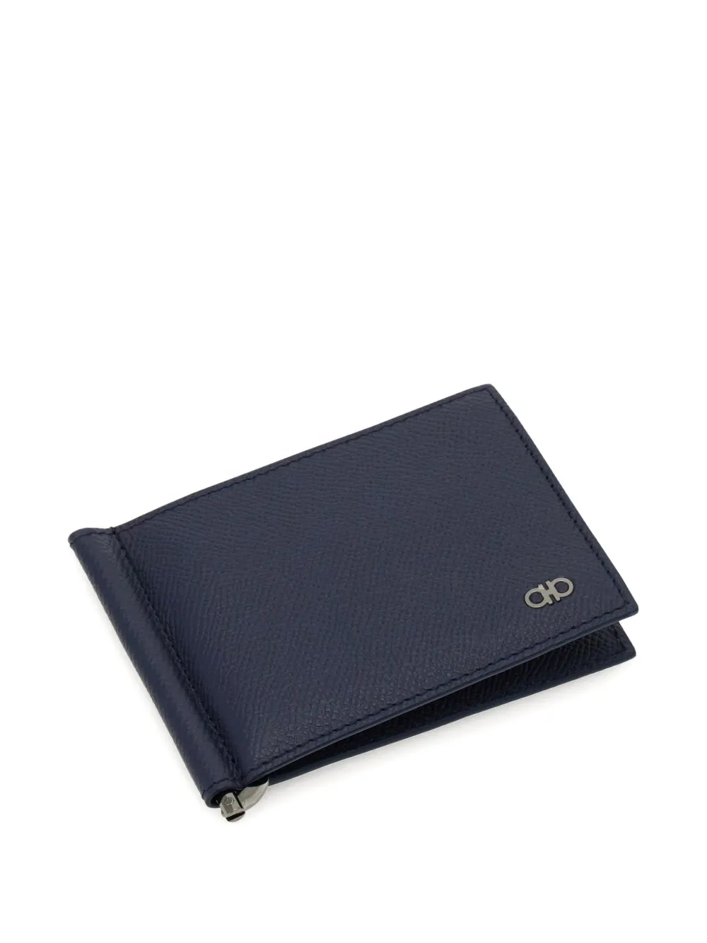  Ferragamo Cartera Gancini Con Clip - Azul 