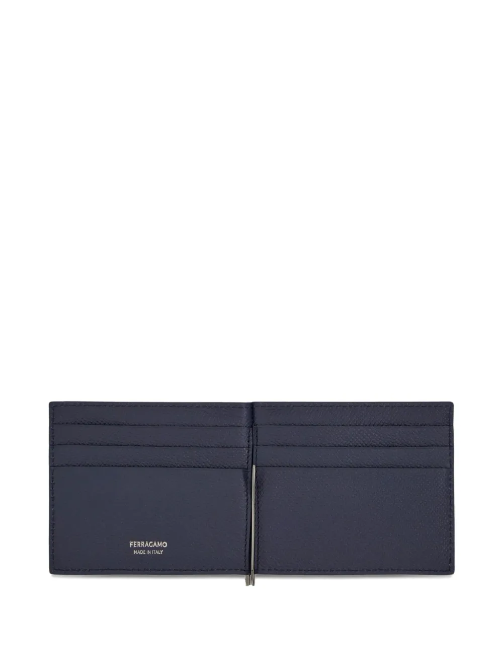 Ferragamo Gancini portemonnee met geldclip Blauw