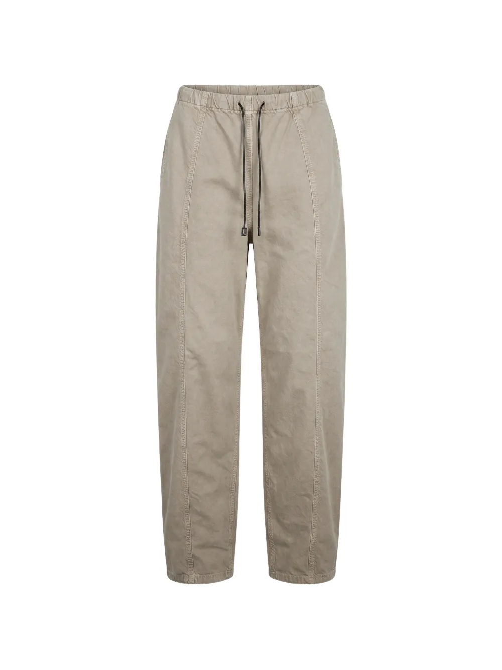 Haikure Drawstring-waist Panelled Trousers In Gray