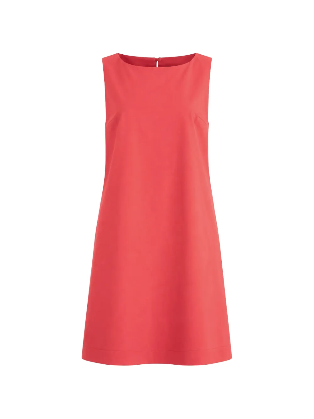 cinque sleeveless boat-neck mini dress - Rosso