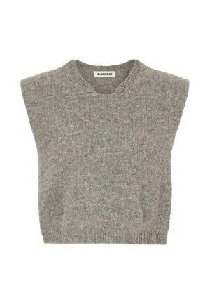 Brunello Cucinelli スパンコール ニットベスト | グレー | FARFETCH JP