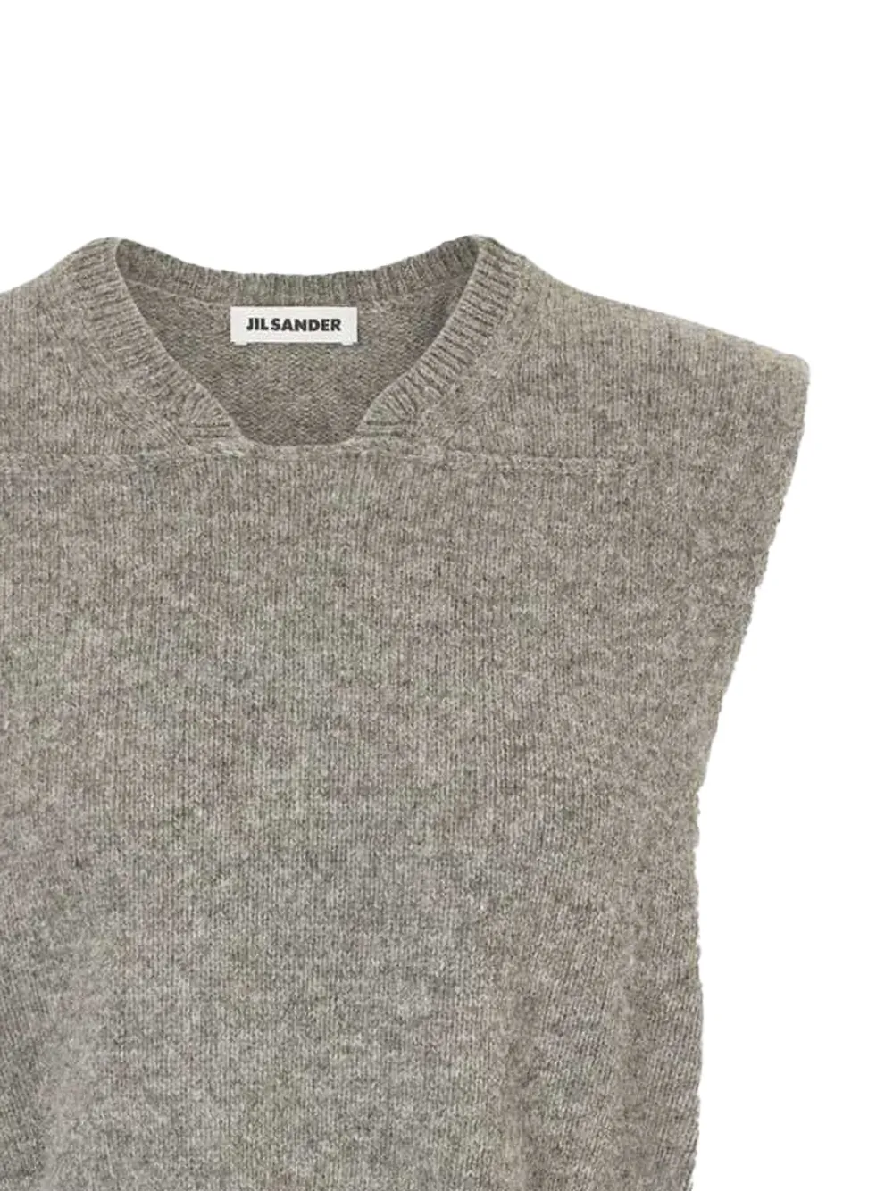 Jil Sander Hemd met V-hals Grijs