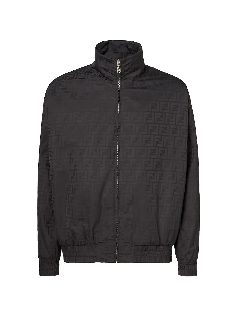 FENDI Jack met rits en FF-patroon Zwart