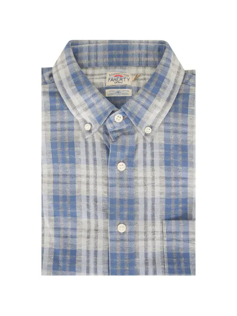 FAHERTY checked button-down shirt