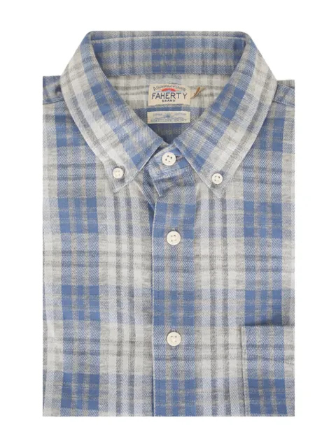 FAHERTY camisa de cuadros con botones