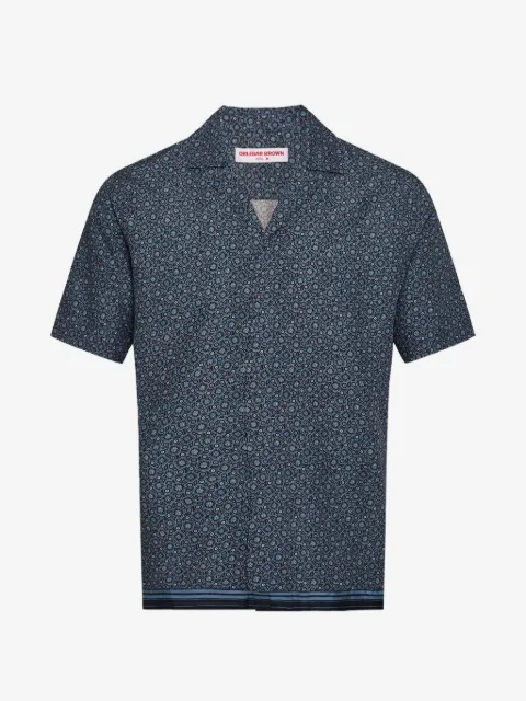 Orlebar Brown Maitan geometric-print shirt