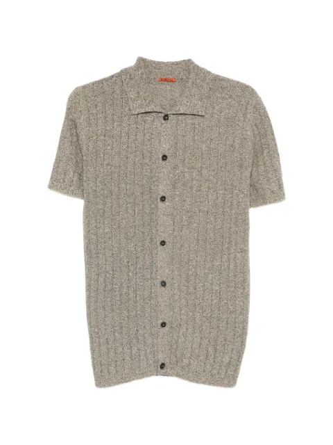 Barena ribbed-knit short-sleeve shirt