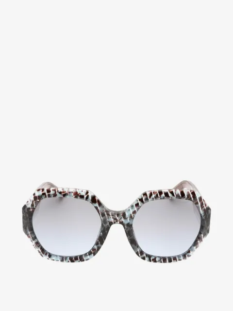 Chopard Eyewear lentes de sol con armazón geométrica