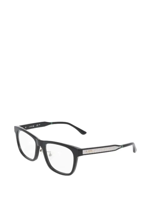 Lacoste monogram-patterned square-frame glasses