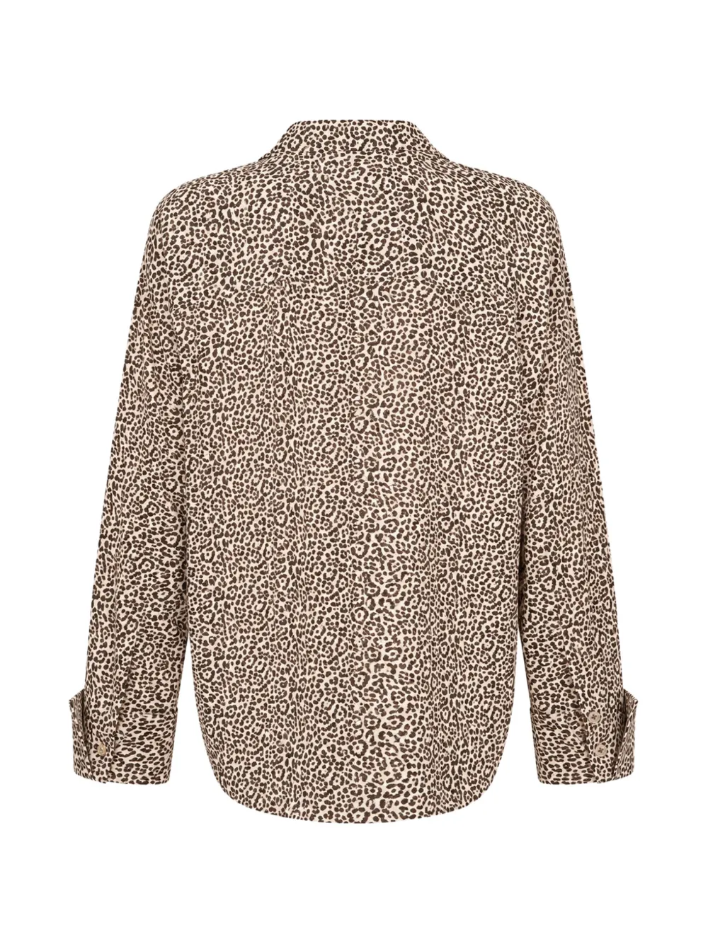  Odeeh Camisa Con Estampado De Leopardo - Marrón 