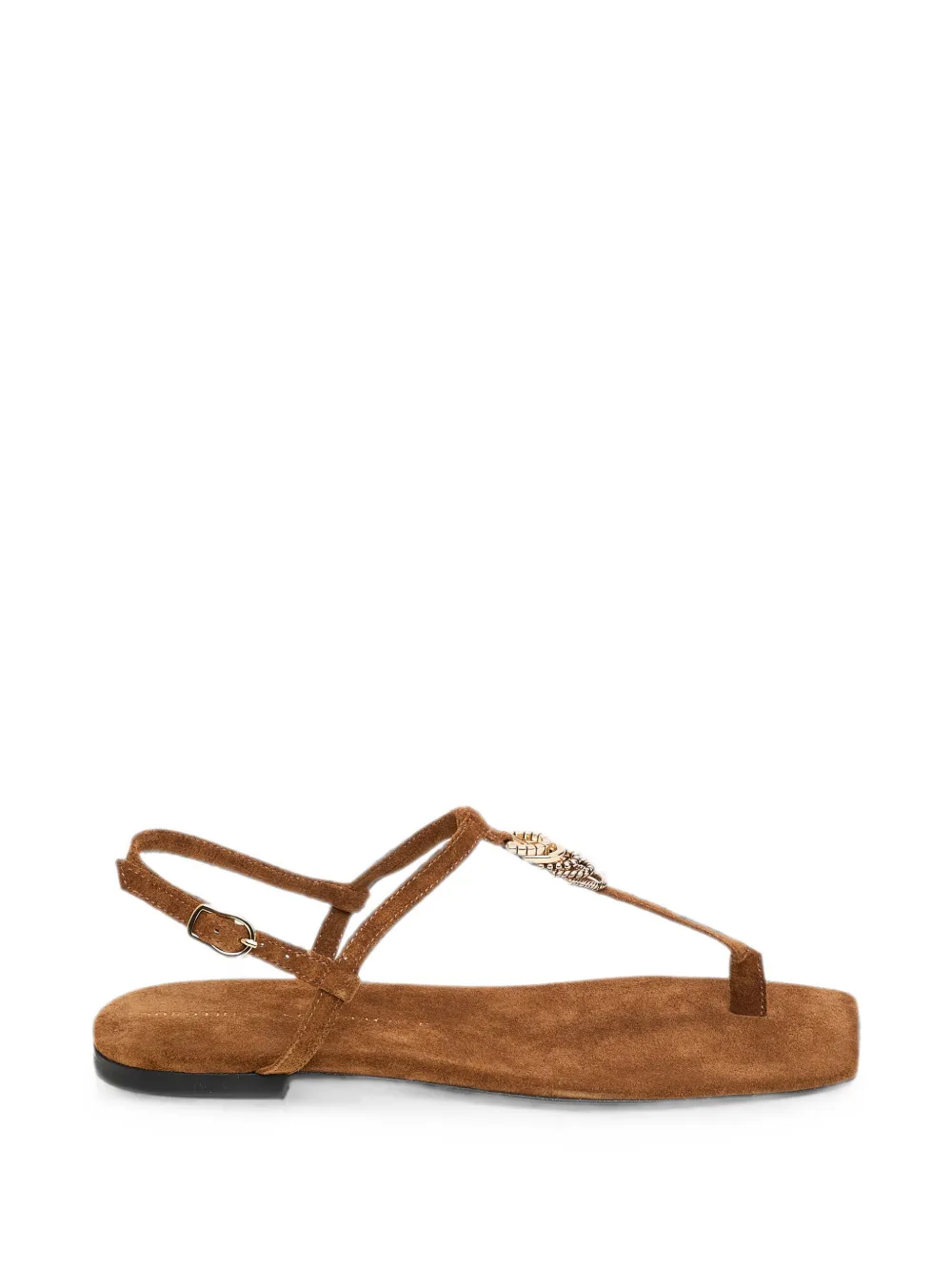 Dorothee Schumacher embellished suede sandals Bruin