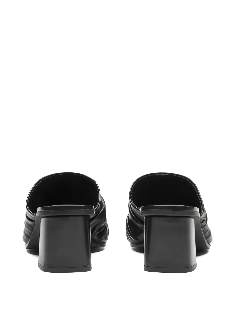Ash Corine ruched sandals Zwart