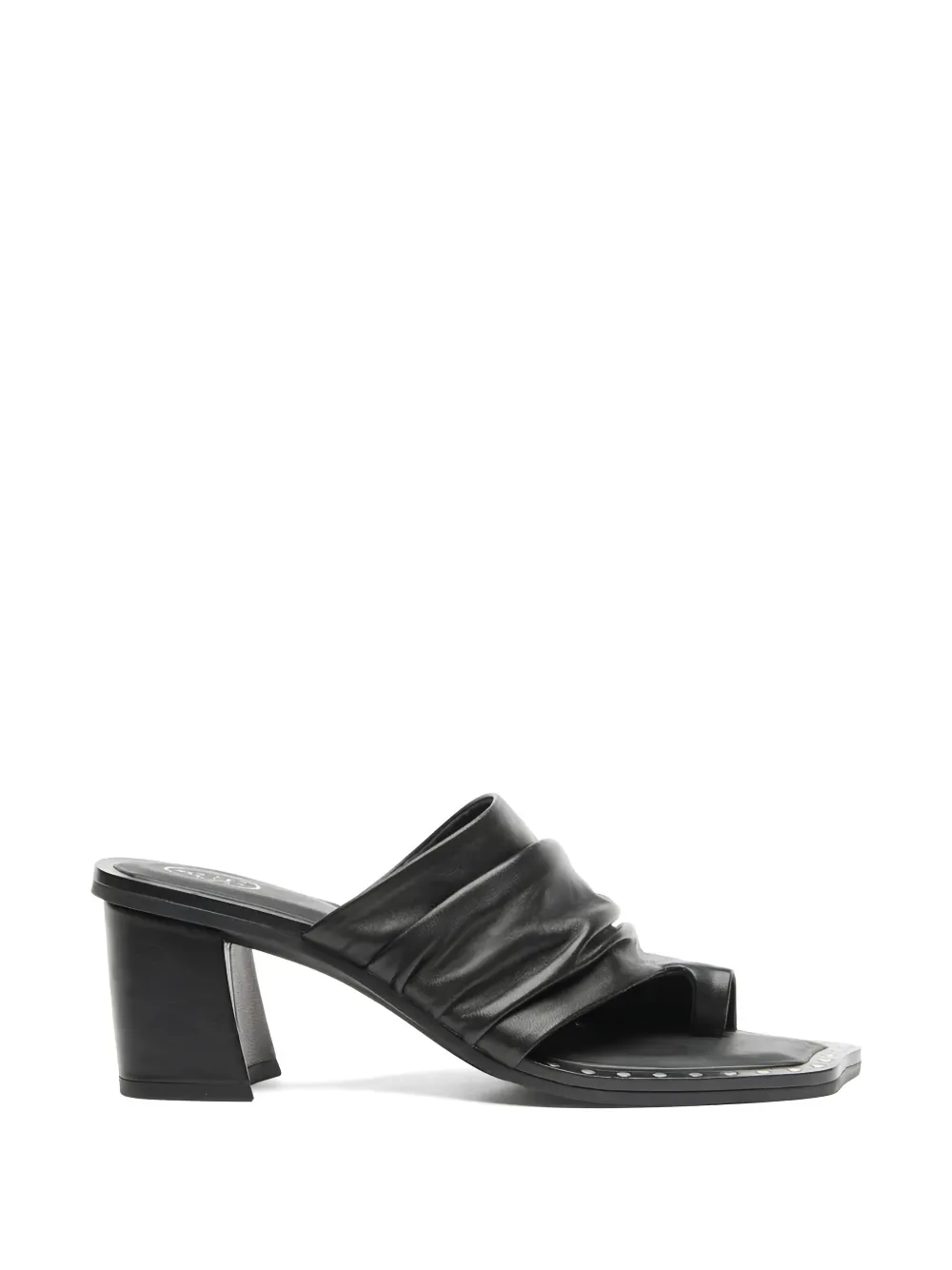 Ash Corine ruched sandals Zwart