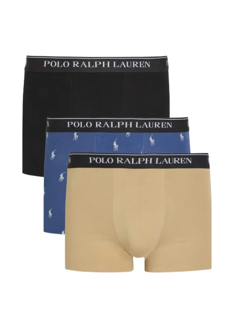 Polo Ralph Lauren logo-waistband three-pack boxer briefs