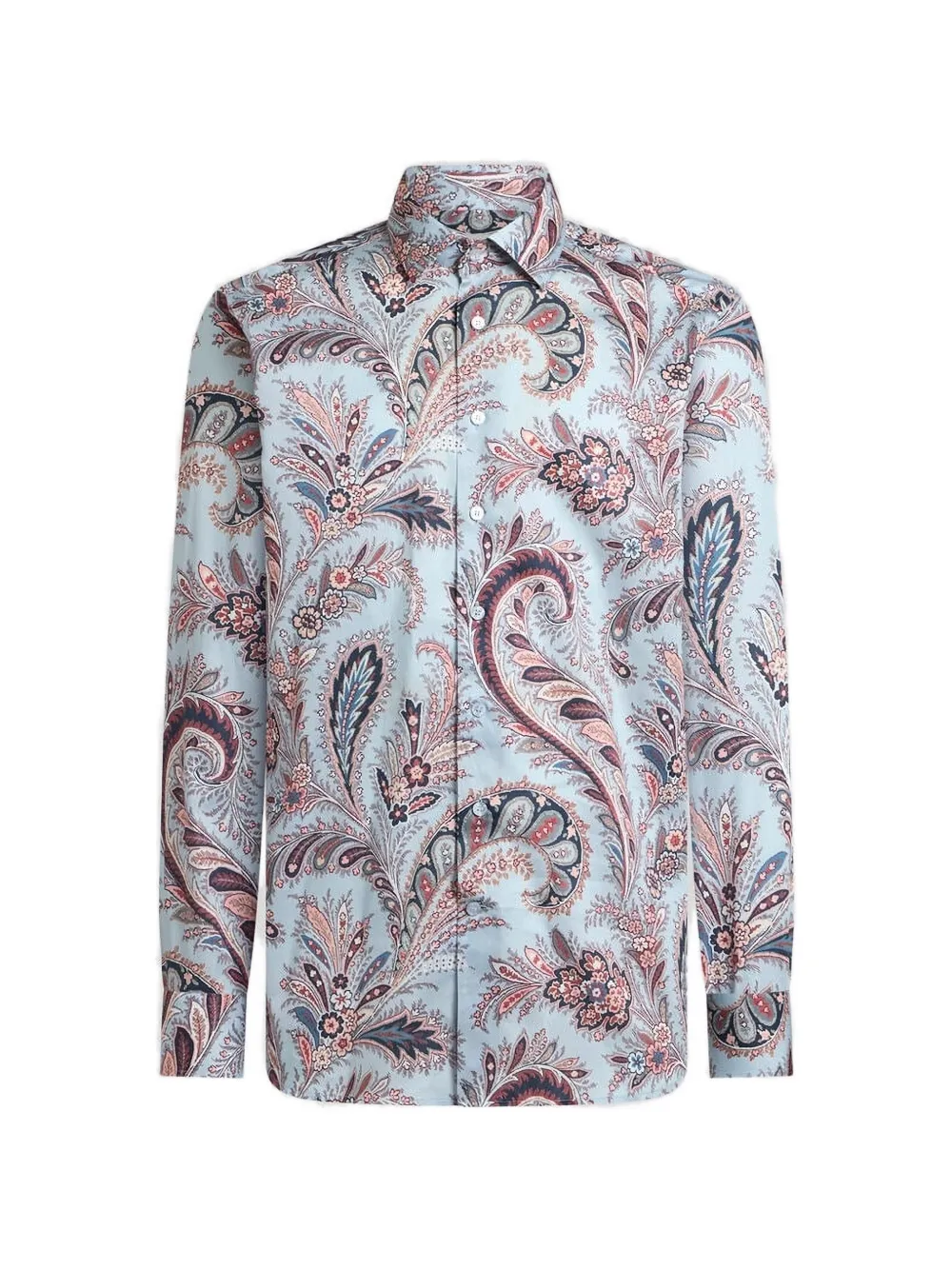 ETRO floral paisley-print shirt - Blu
