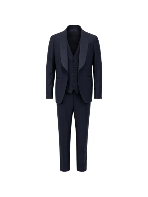 FRANZESE COLLECTION shawl-collar three-piece suit