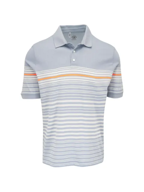 BOGNER Jannes horizontal-stripe polo shirt