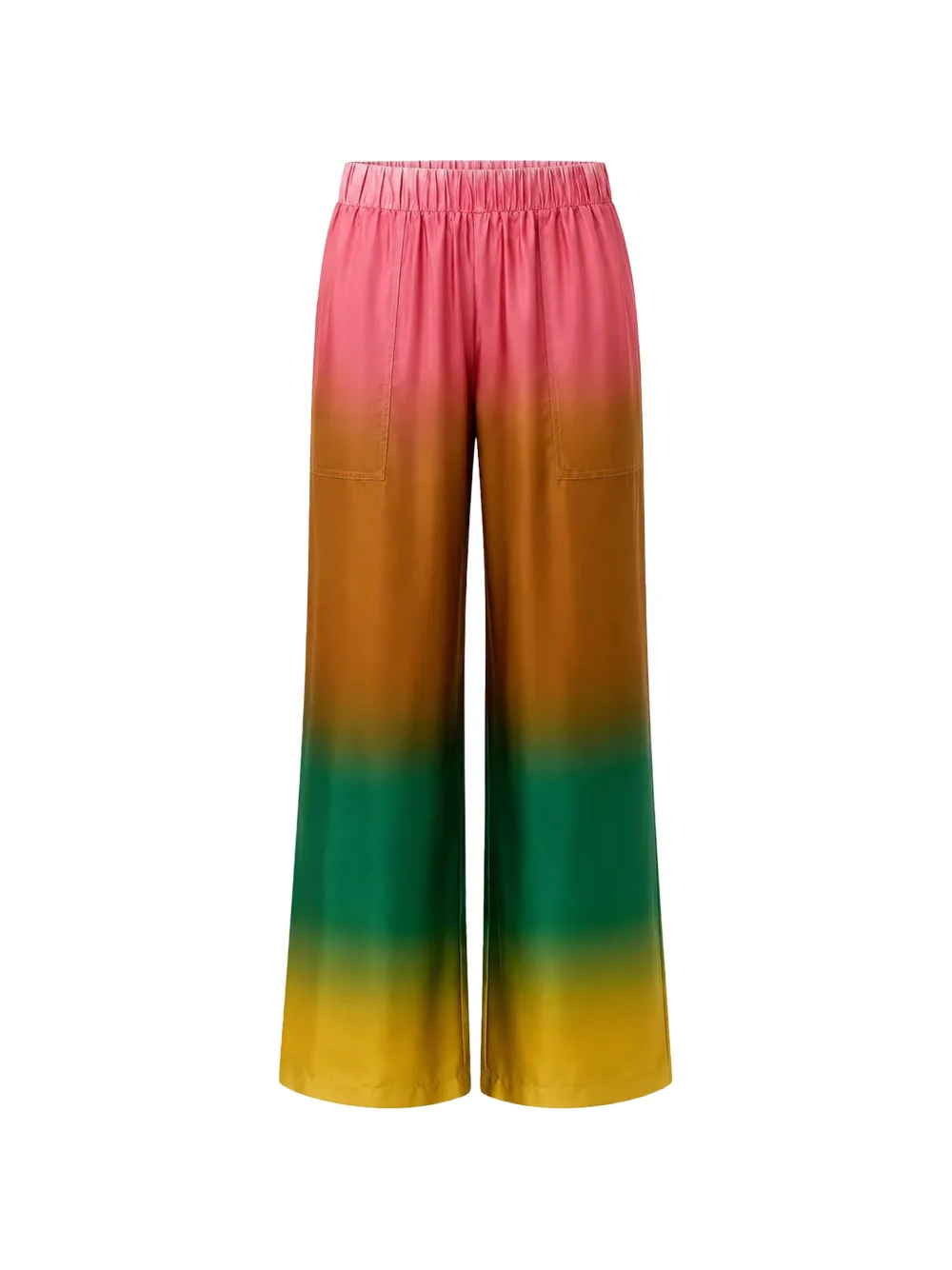 Silvia Tcherassi Nerea High-waisted Pants In Brown