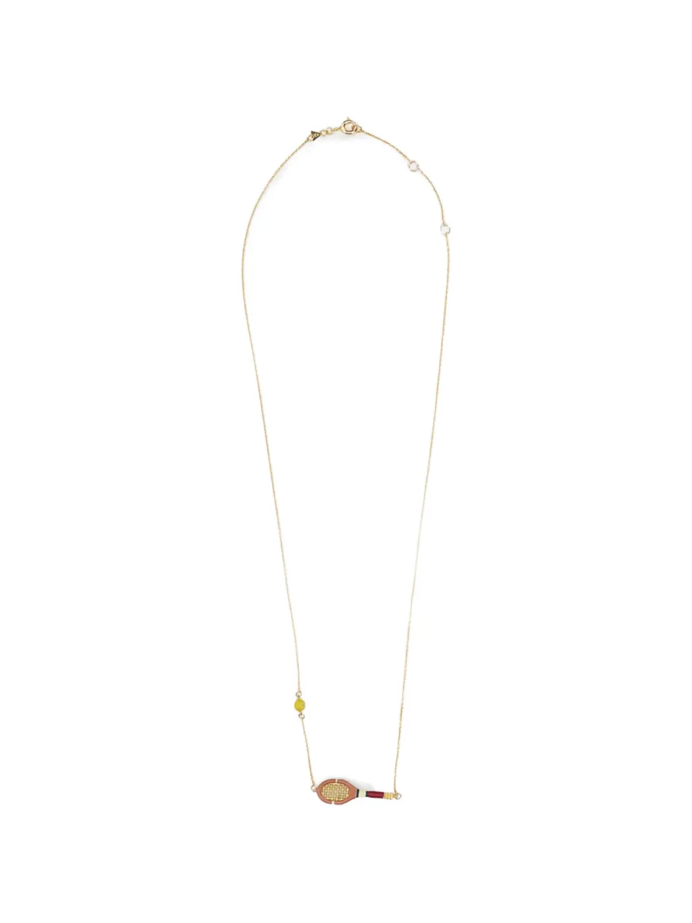 Aliita racket-motif necklace - Oro