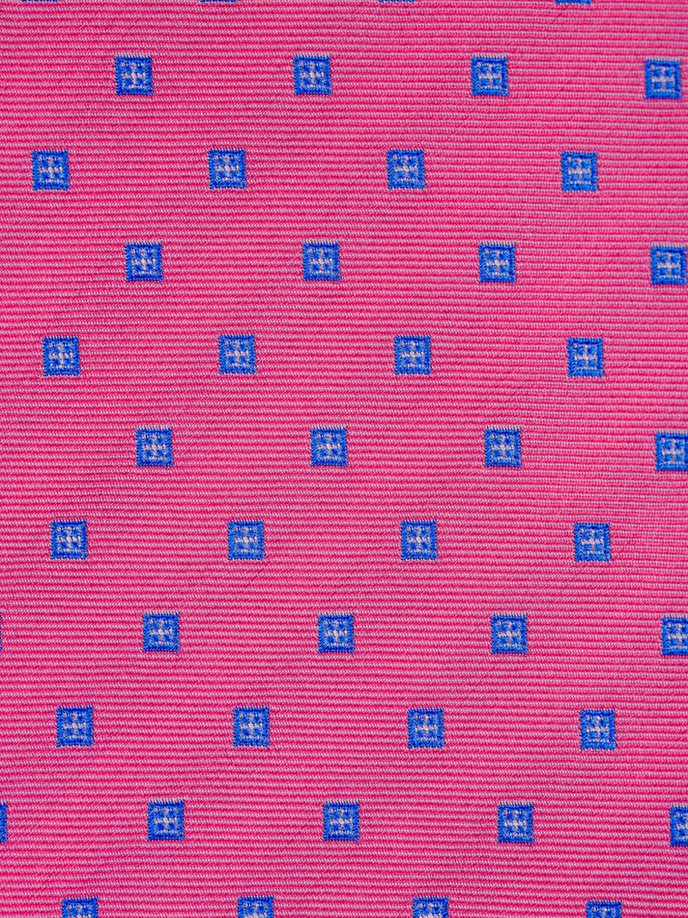 Kiton Stropdas met geometrisch patroon Roze