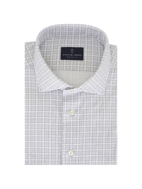 EMANUEL BERG check-pattern shirt
