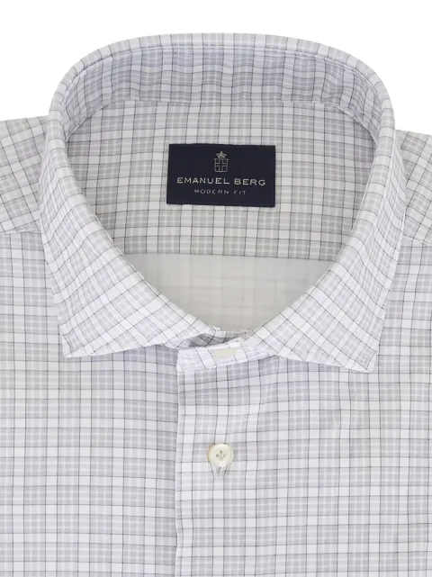 EMANUEL BERG check-pattern shirt