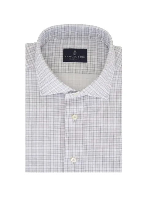 EMANUEL BERG check-pattern shirt