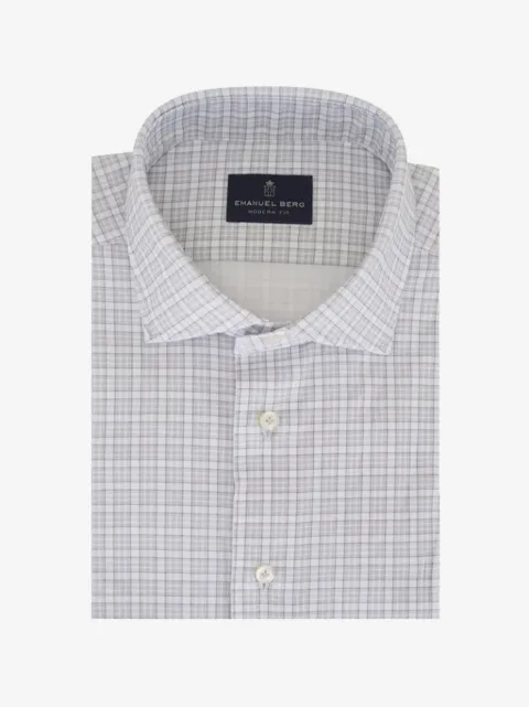 EMANUEL BERG check-pattern shirt