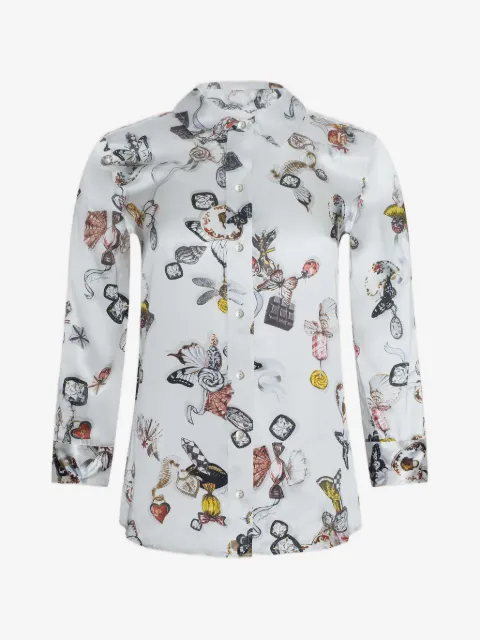 L'Agence Danie graphic-print blouse