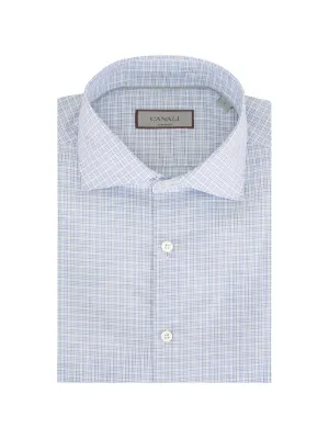 Isaia チェック シャツ | ホワイト | FARFETCH JP