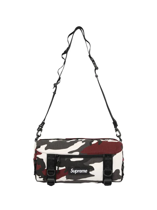 Supreme カモフラージュ メッセンジャーバッグ | レッド | FARFETCH JP
