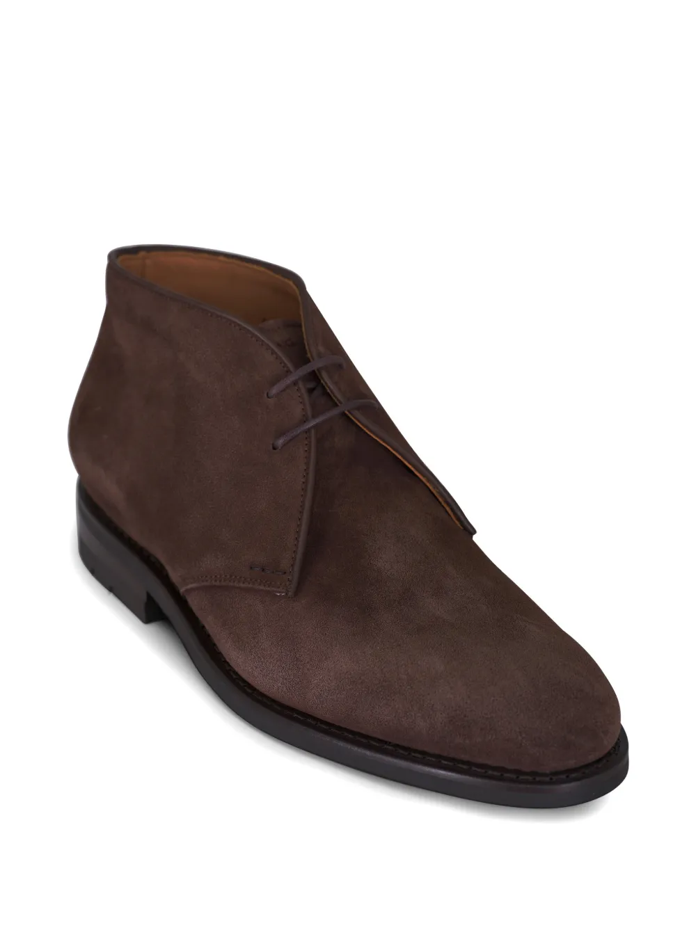 Heschung lace-up suede desert boots Bruin
