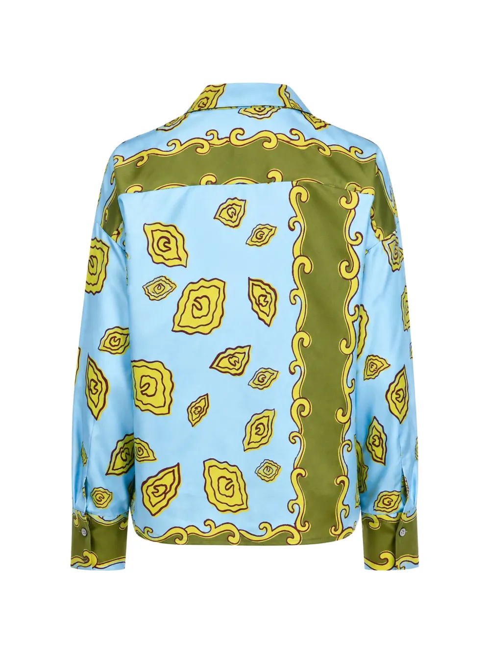  Odeeh Camisa Oysters Con Botones - Azul 