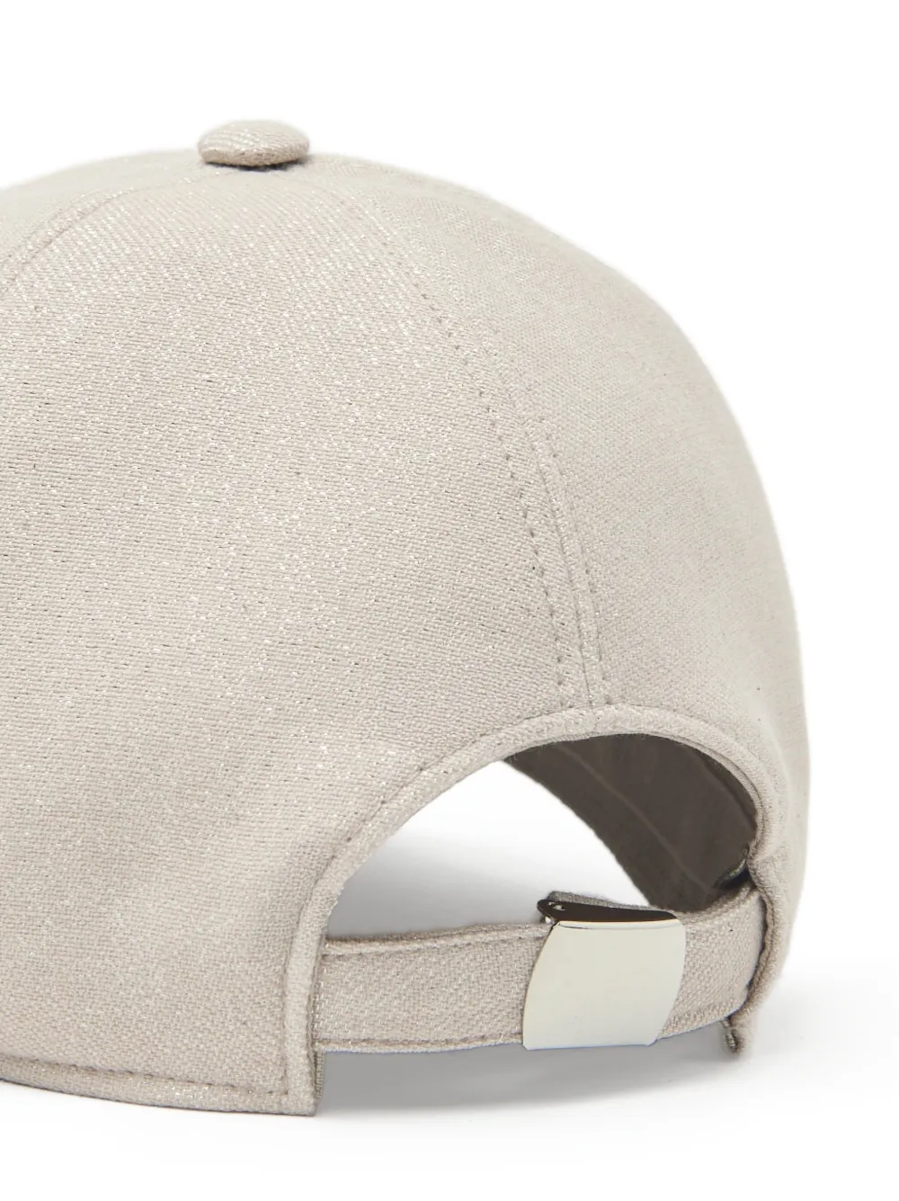 Peserico Honkbalpet met geborduurd logo Beige