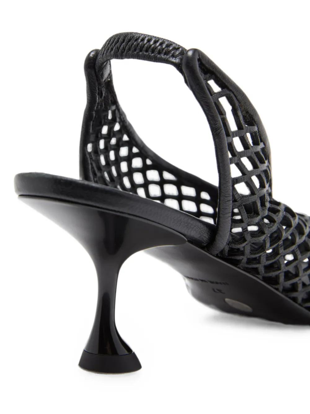 Proenza Schouler woven slingback pumps Zwart