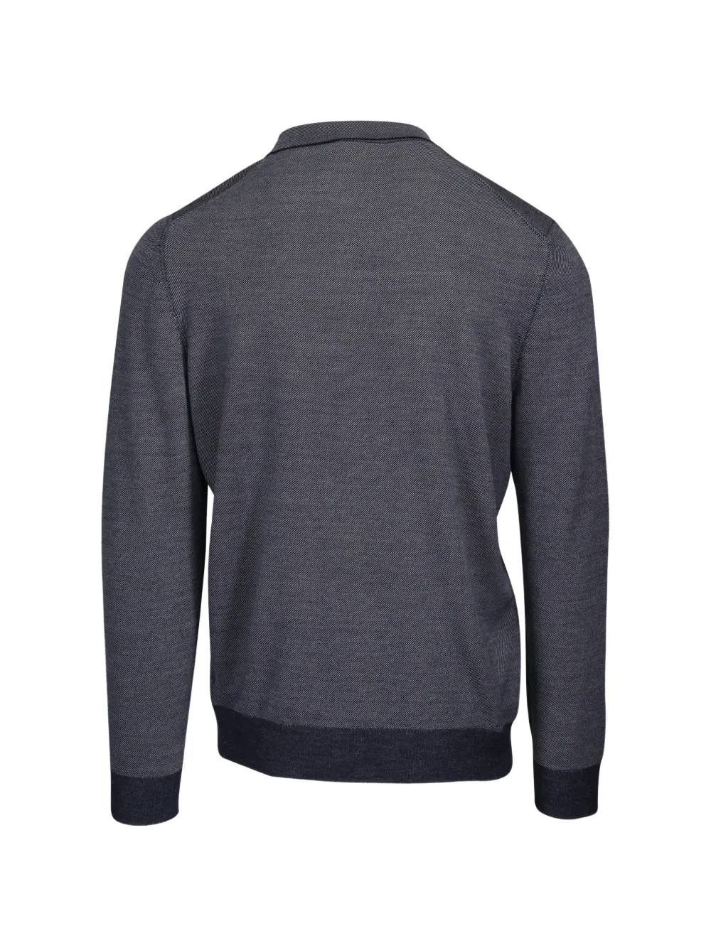  Colombo Quarter-zip Marl-effect Sweater - Gris 