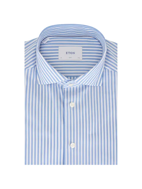 Eton striped slim-fit oxford shirt