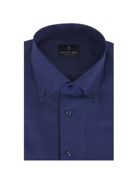 EMANUEL BERG textured button-down shirt