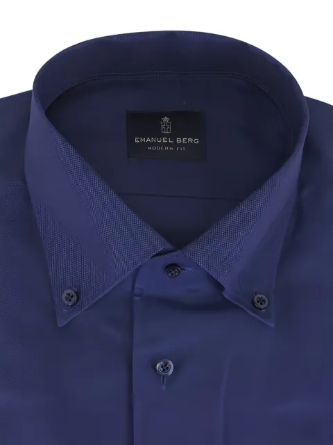 EMANUEL BERG textured button-down shirt
