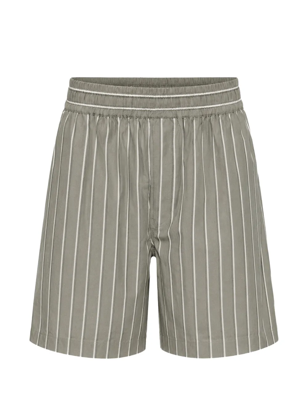 ISABEL MARANT striped bermuda shorts - Green