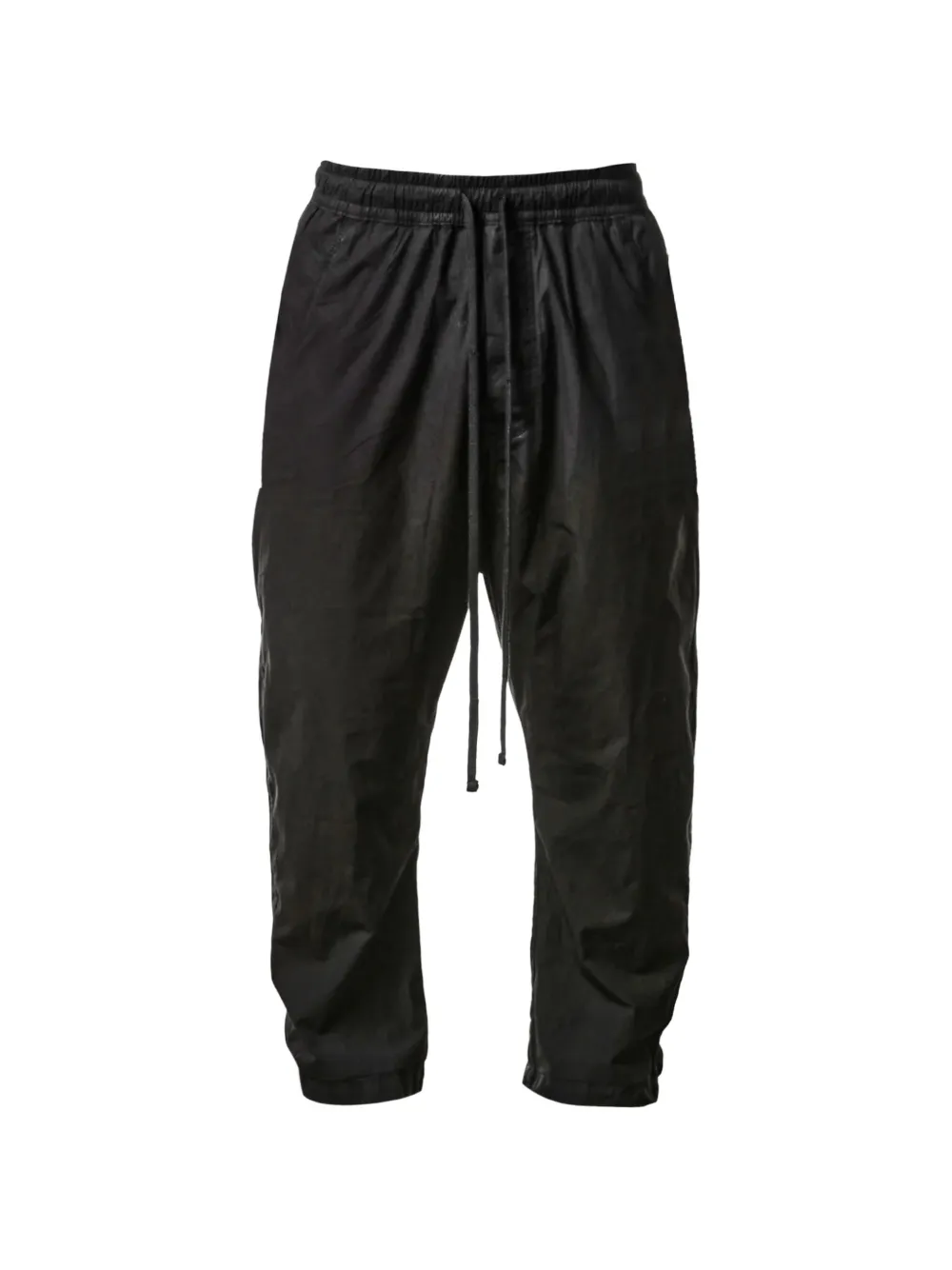 Thom Krom Drawstring-waistband Tapered Trousers In Black