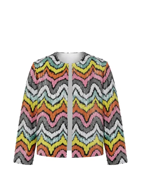 Odeeh sequin-embellished fitted jacket