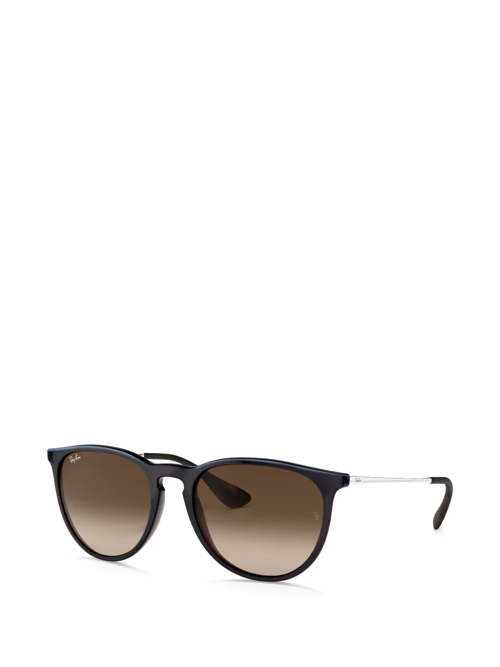 Ray-Ban Erika Classic zonnebril met rond montuur Blauw
