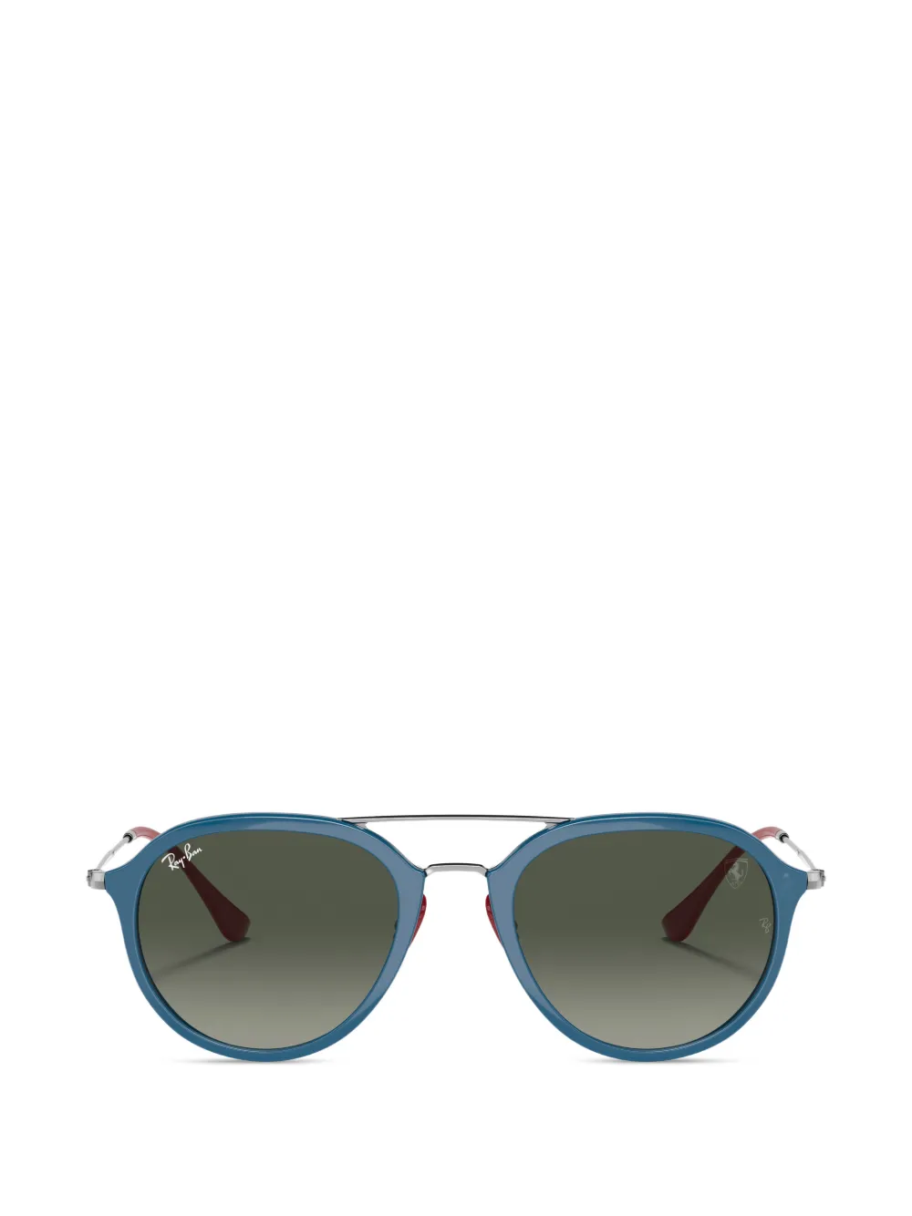 Ray-Ban x Scuderia Ferrari round-frame sunglasses · 52