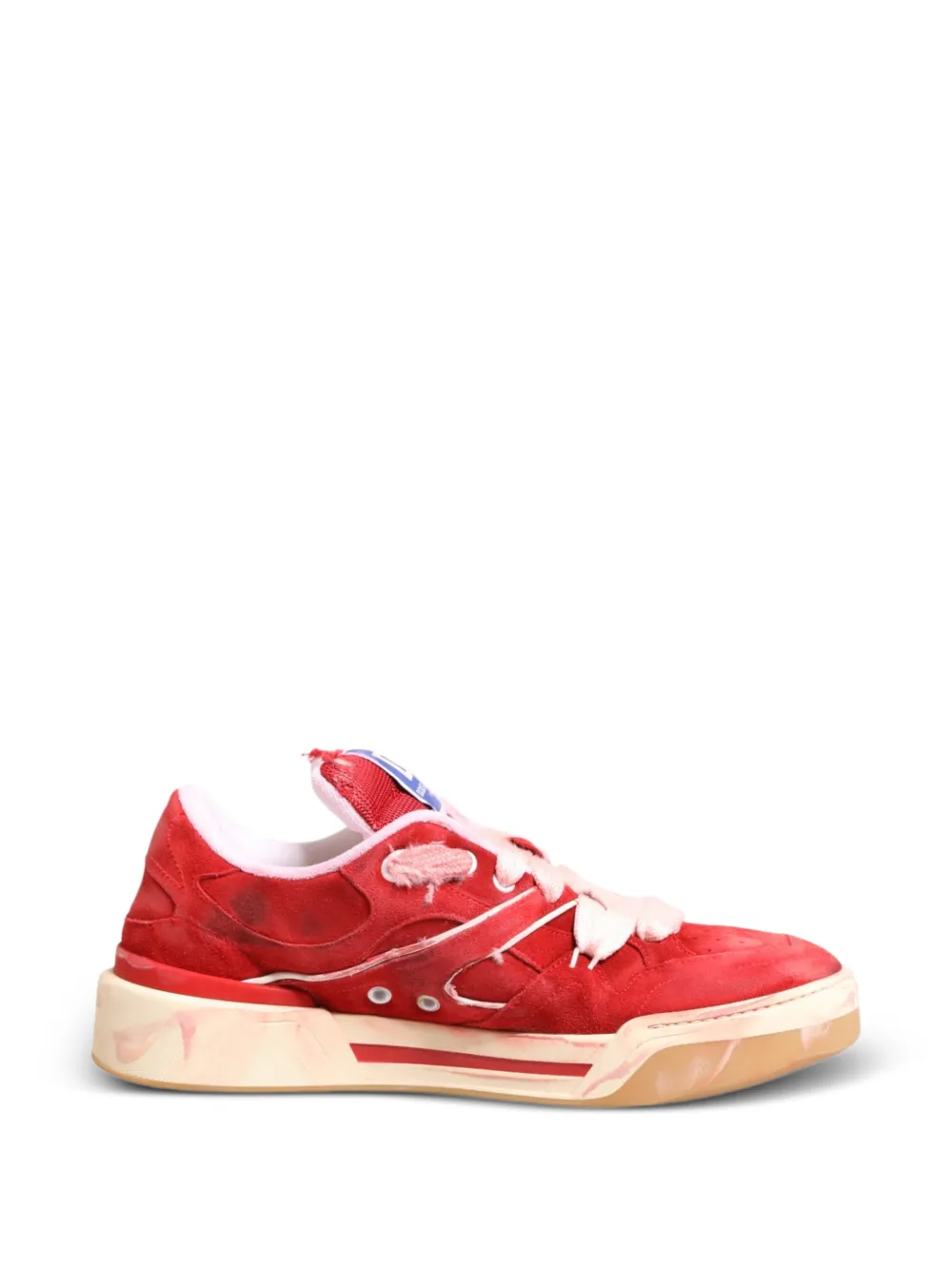 Dolce & Gabbana Sneakers aus Wildleder - Rot