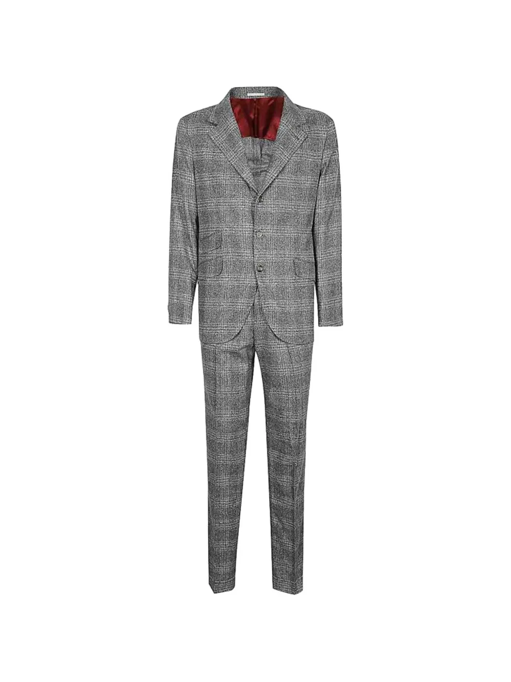 Brunello Cucinelli Prince of Wales check suit - Grigio