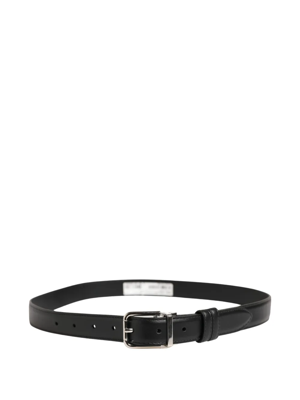 Dolce & Gabbana Leren gespriem Zwart