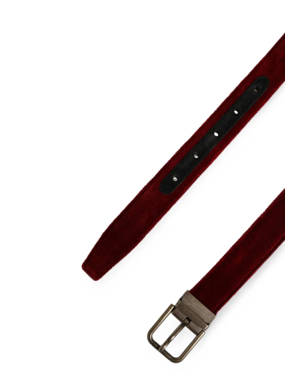 Dolce & Gabbana Fluwelen gespriem Rood
